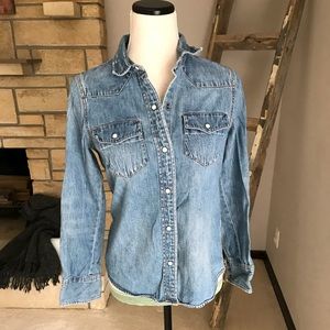 J. Crew Denim Button Down